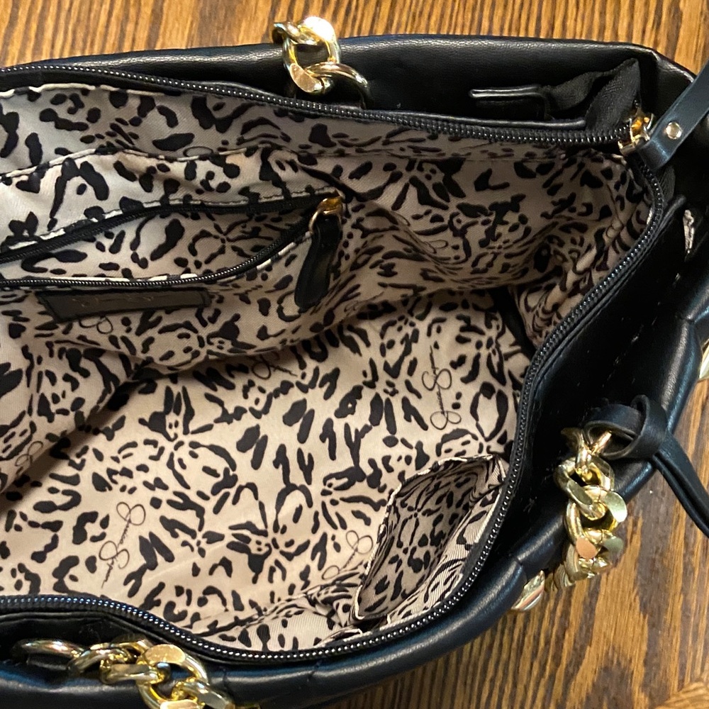 Elegant Black Leather Handbag